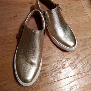 Gentle Souls Gold Sneakers